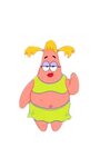 spongebob patrick patrickstar star girl sticker by @holobish